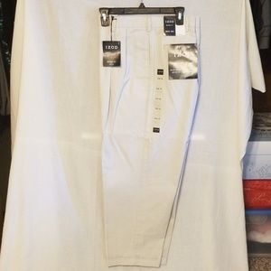 NWT Mens Izod Khaki Slacks Size 38x29